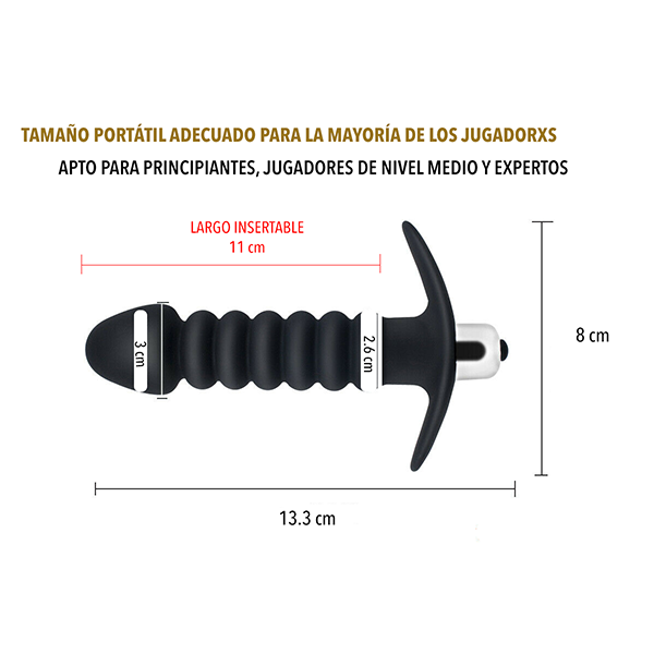Vibrador Premium Potente Plug Anal