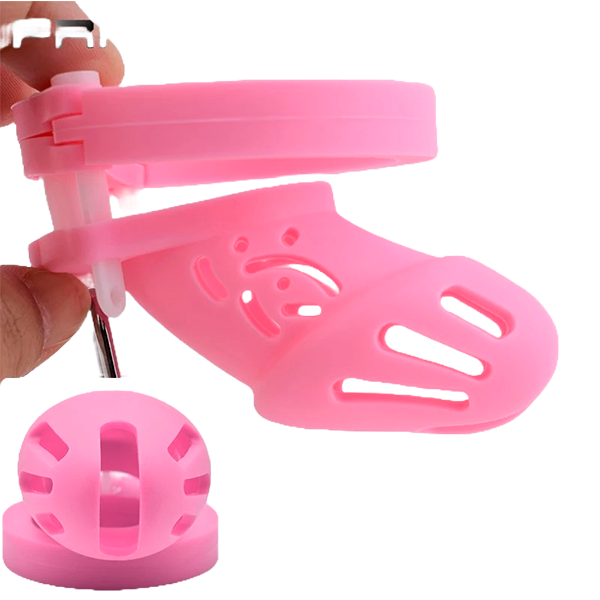 Dispositivo De Castidad Jaula Silicon Pene