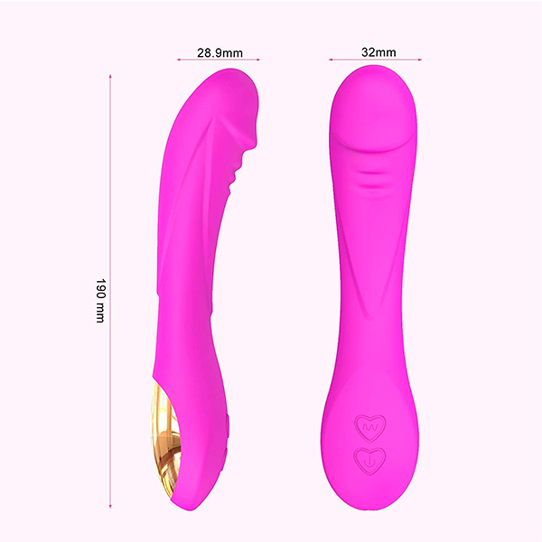 Potente Vibrador Curvo Silicon Premium