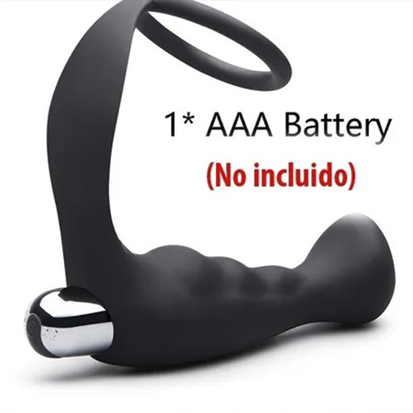 Plug Anal y Anillo Vibrador Próstatico