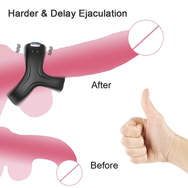 Anillo Vibrador Doble Motor Cockring