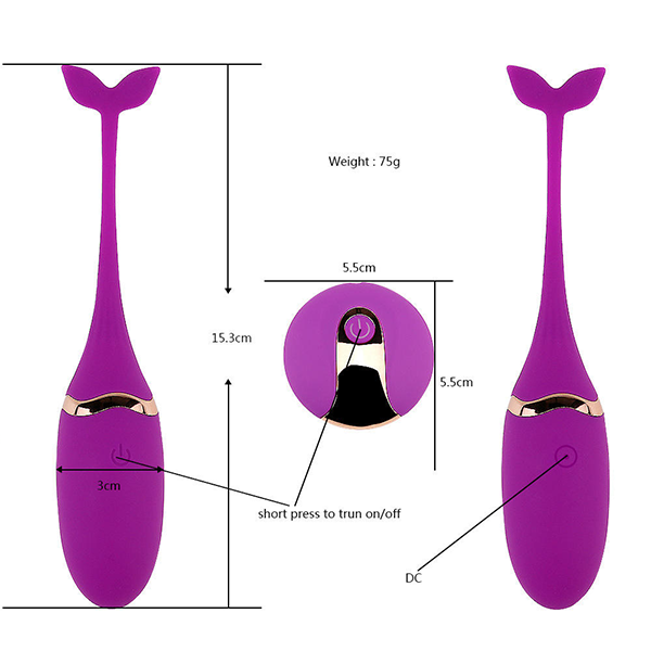 Bala Inalámbrico Silicon Morado