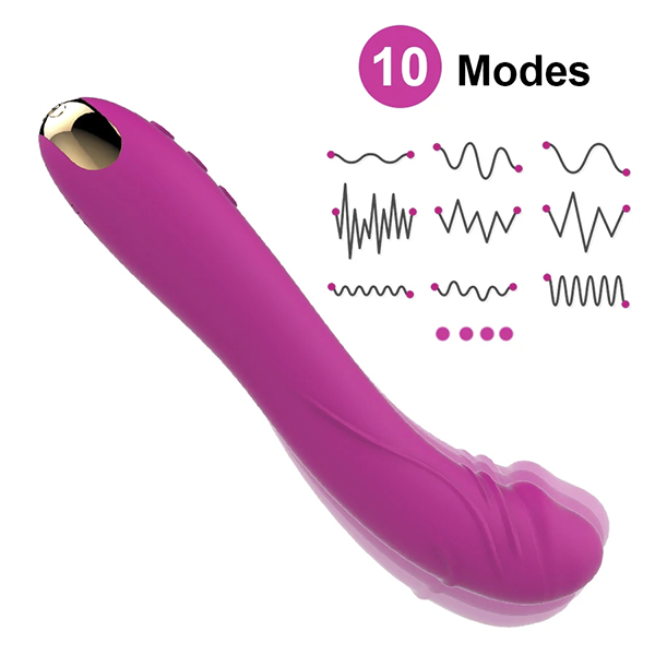 Vibrador Punto G USB Magnetico Rosa