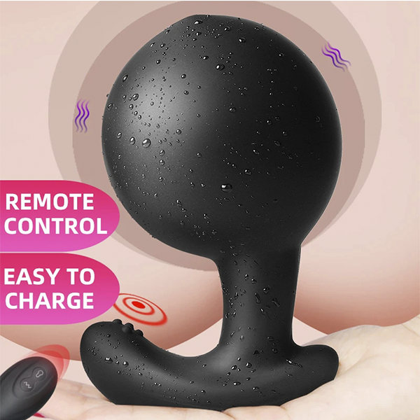 Vibrador Anal Inflable Con Control Remoto