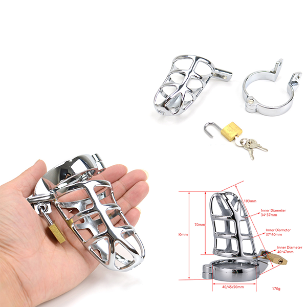 Dispositivo Castidad Metalica Jaula De Pene