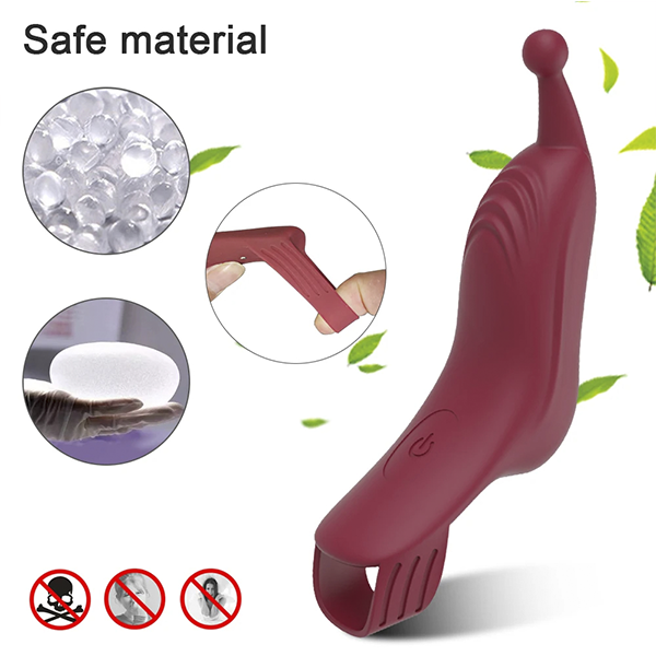 Funda Dedo Vibrador Curvo
