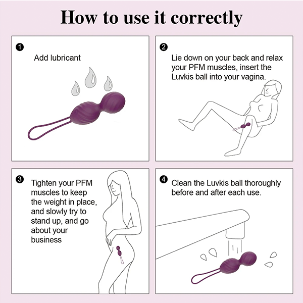 Kit 3 Bolas De Kegel Vibrante Inalámbrico