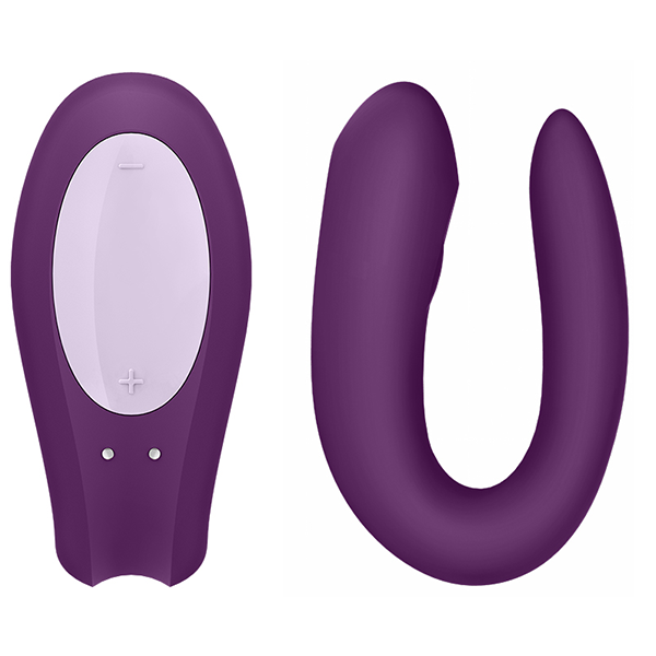 Vibrador Satisfyer Double Joy App Morado