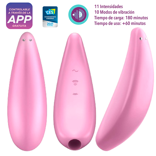 Vibrador Satisfyer Curvy 3 + Succionador