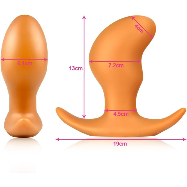 Plug Tapon Anal Curvo XL