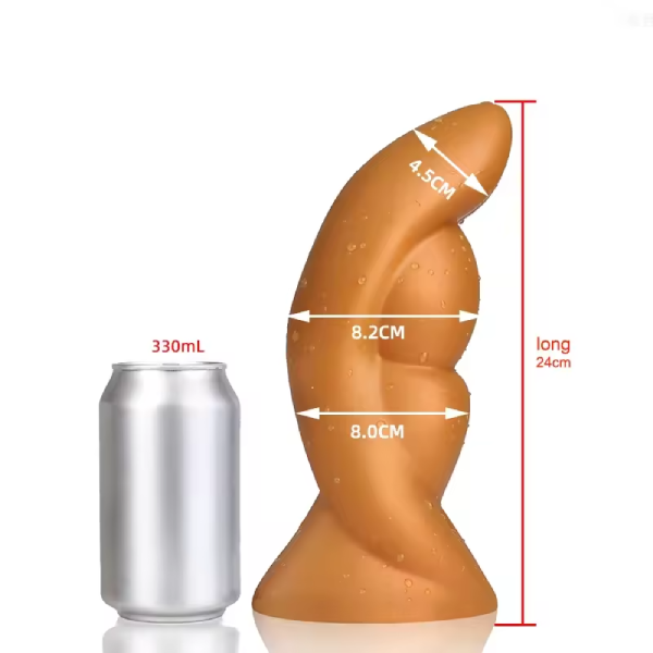 Plug Anal Grueso Curvo XL