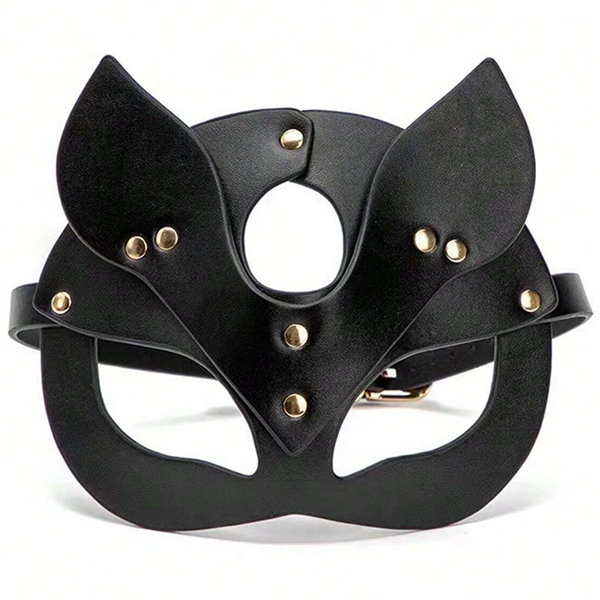 Antifaz, Mascara Sexy Tipo gato, Zorro de Piel Sintética