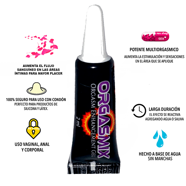 Lubricante Estimulante Femenino Orgasmix 2 Ml