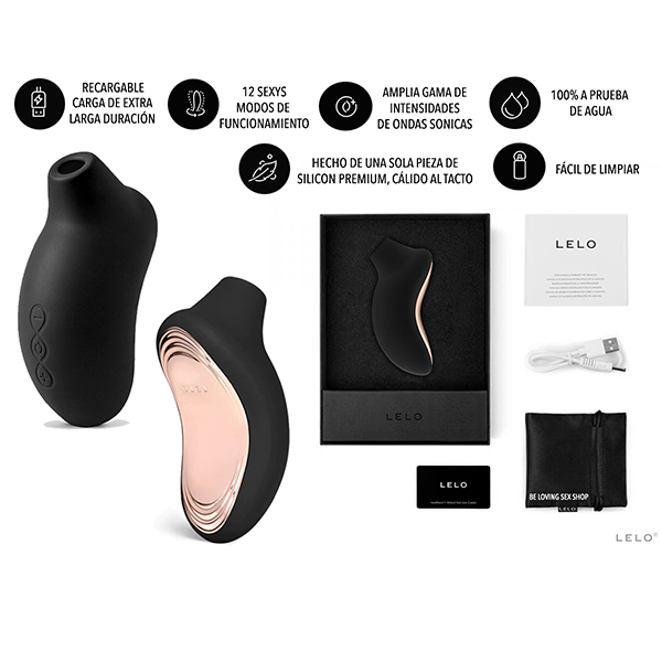 Vibrador Premium Lelo Sona 2 Negro