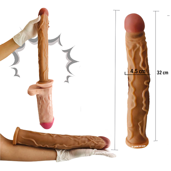 Dildo Realista Largo Suave Lungo 32 Cm