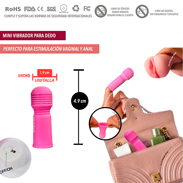 Mini Funda Dedo Vibrador G-spot
