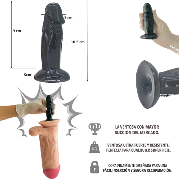 Mini Dildo Realista Suave como Chupon 10 cm