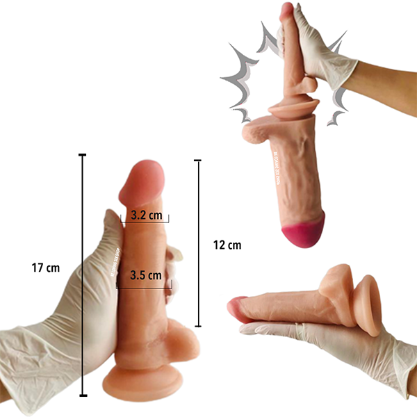 Dildo Realista Suave Chulo 17 Cm