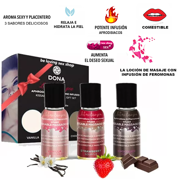 Set de 3 Aceites 1oz Afrodisiacos Feromonas