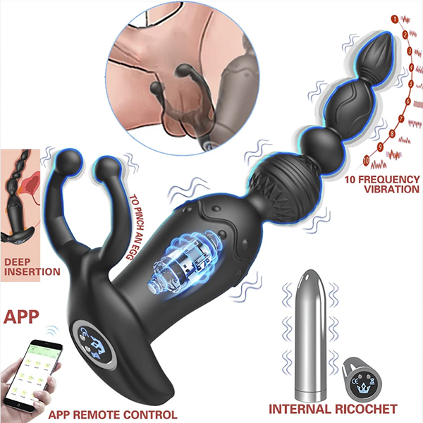 Vibrador Anal Prostatico con App
