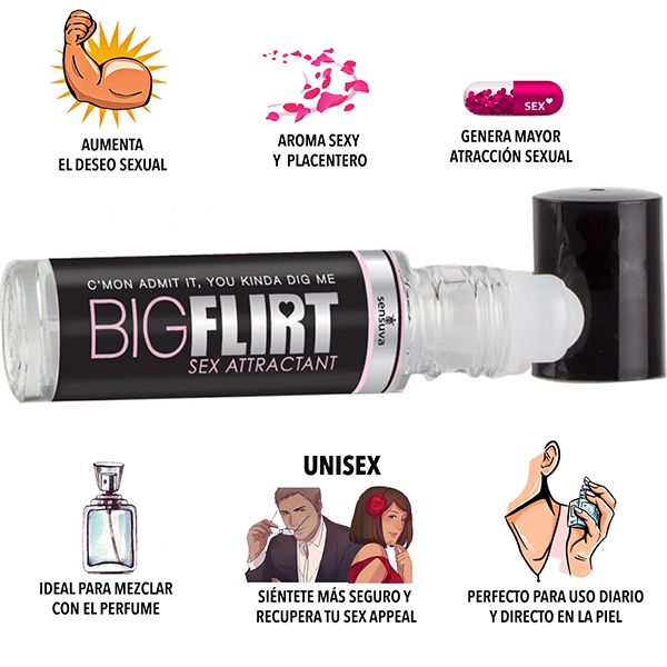 Perfume Feromonas Unisex Big Flirt 10 Ml