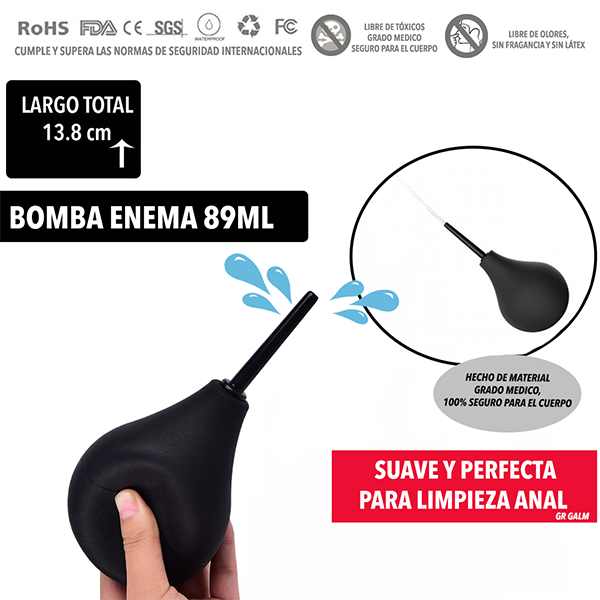 Bomba de Limpieza Anal Vaginal Enema 90 Ml
