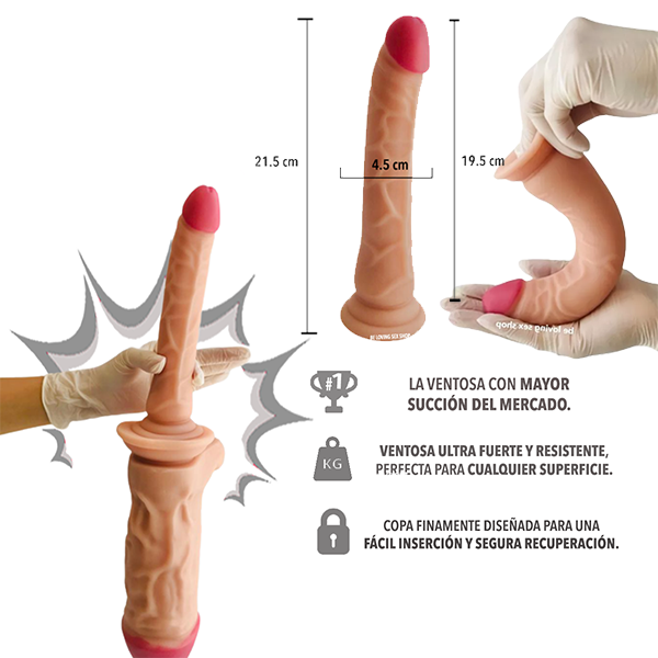 Dildo Realista Suave Roberto