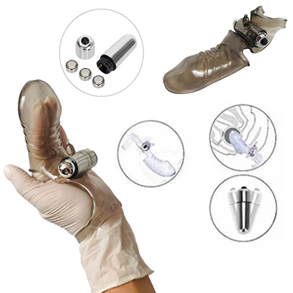 Funda Vibrador para Dedos Masajeador