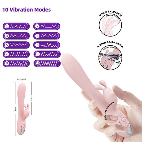Dildo Vibrador Bunny Conejo Consolador