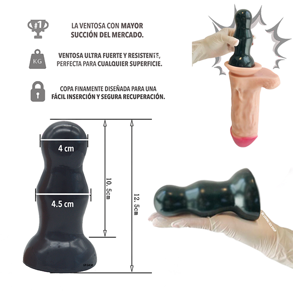 Dilatador Anal Plug Gradual Pera