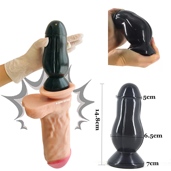 Plug Tapon Anal Prostatico Grueso Suave Dilatador