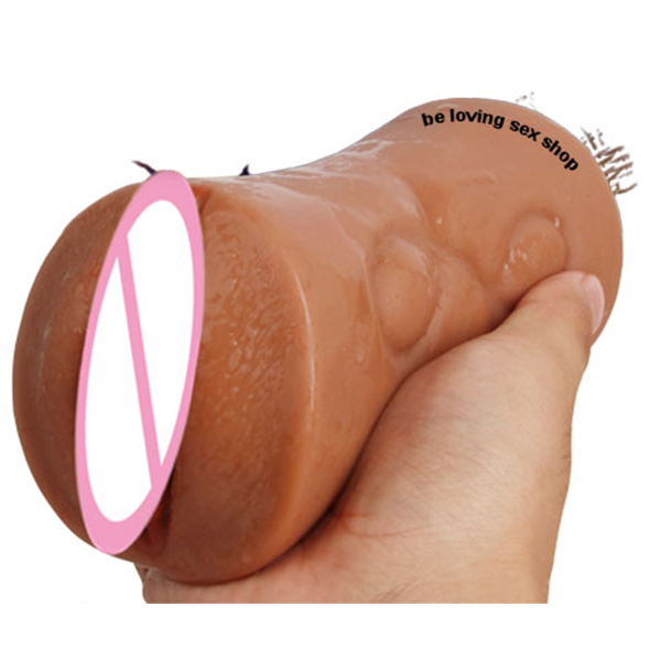 Masturbador 2 en 1 Extra Texturizado Mocha
