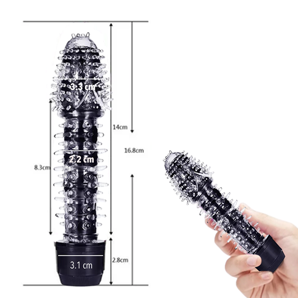 Vibrador Texturizado Jelly Gel