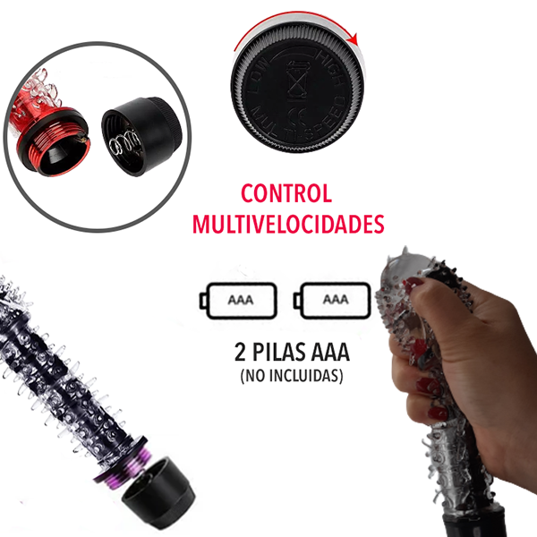 Vibrador Texturizado Jelly Gel