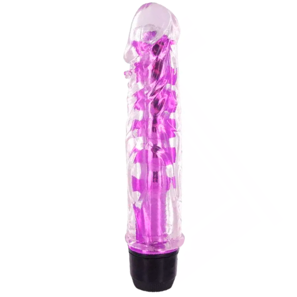 Vibrador Liso Jelly Gel