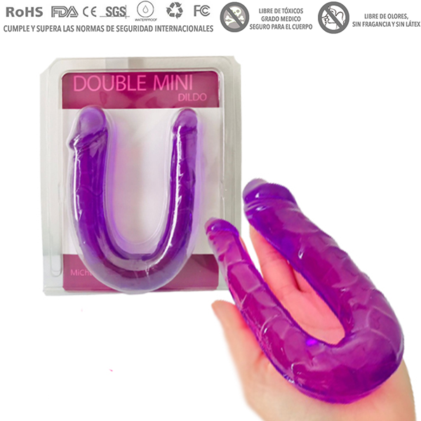 Dildo Doble Suave Cabeza Flexible