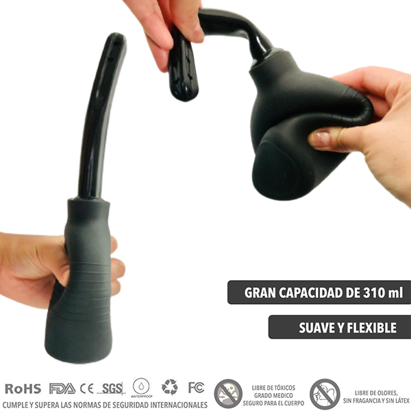 Bomba de Limpieza Anal Vaginal 310 Ml Azul