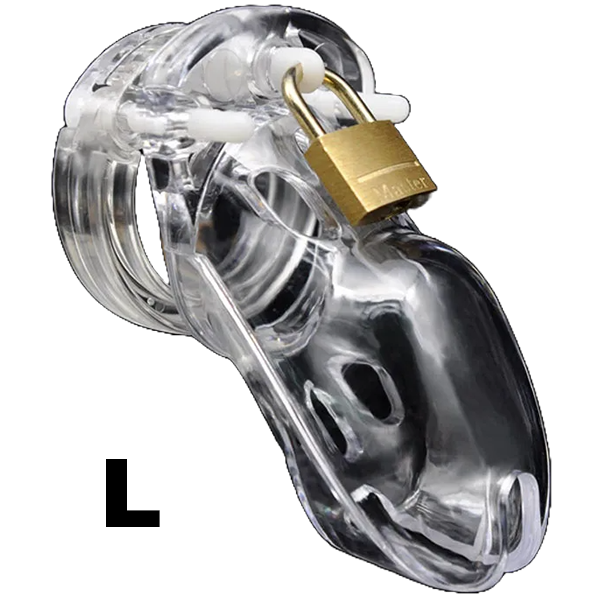 Jaula De Castidad de plastico transparente