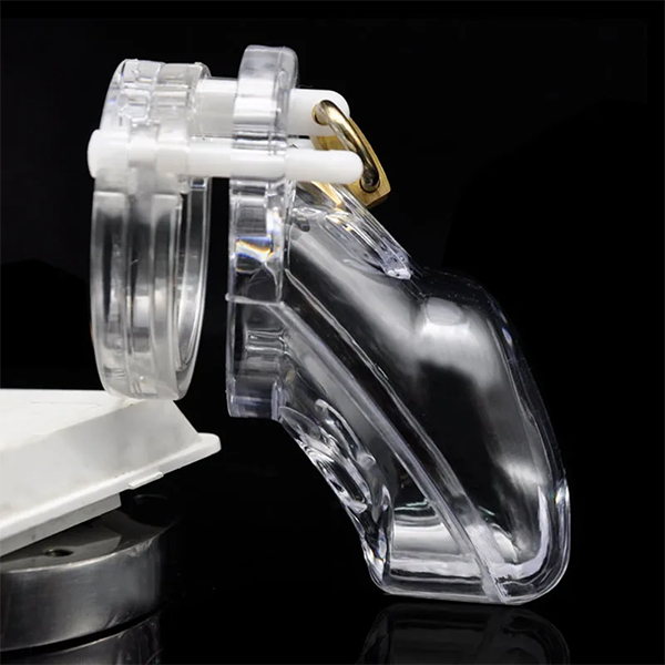 Jaula De Castidad de plastico transparente