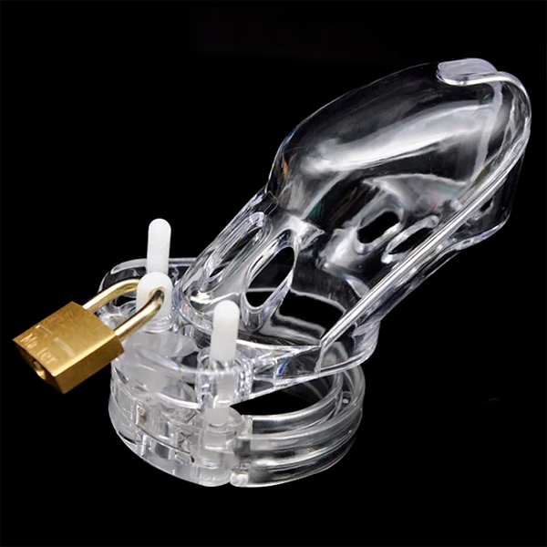 Jaula De Castidad de plastico transparente