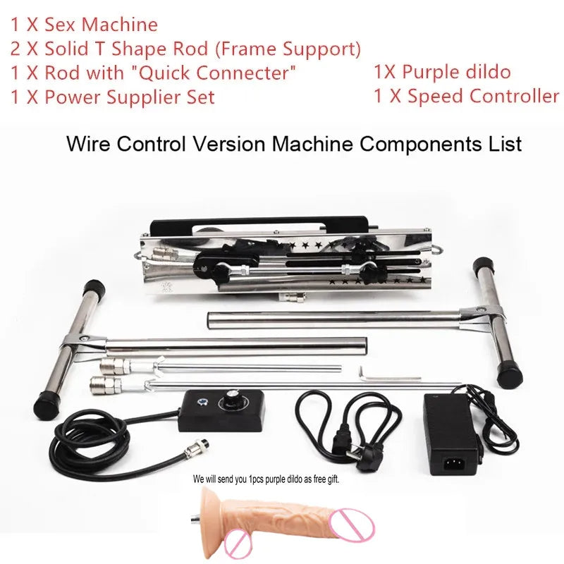 Sex Machine Multi-positions con Controle Remoto y App