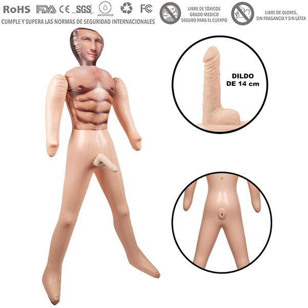 Male Sex Doll Calexotics Muñeca Inflable