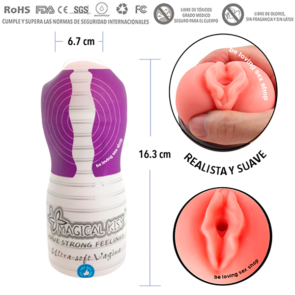 Masturbador Realista Cup Vagina