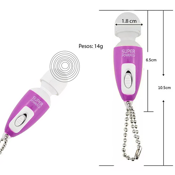 Mini Vibrador en forma de Llavero