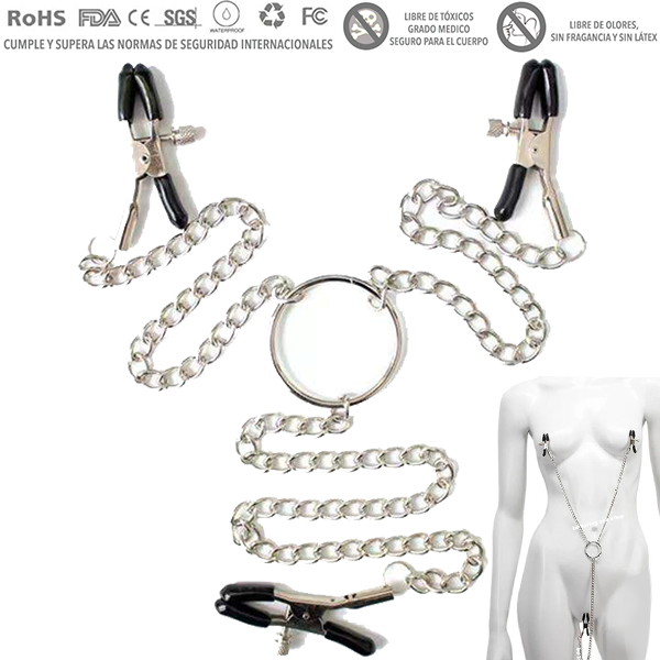 Triple Pezoneras Con Abrazadera