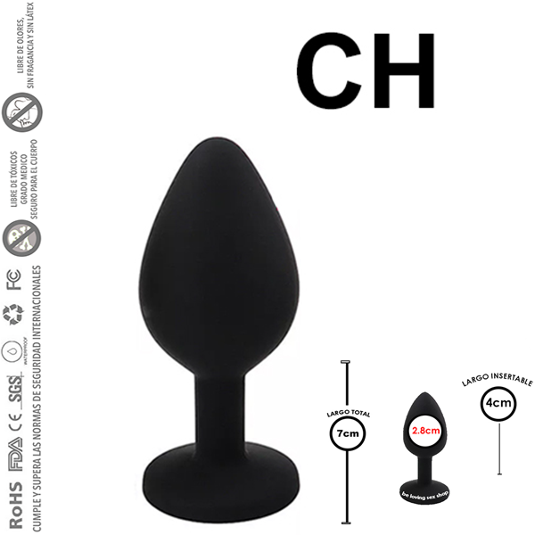 Plug Anal silicon Huevo S