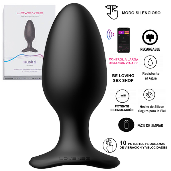 Vibrador Prostatico Plug Lovense Hush 2