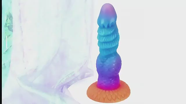 Dildo Monstruo Silicona Líquido Ventosa Con Eyaculacion 8 Inch
