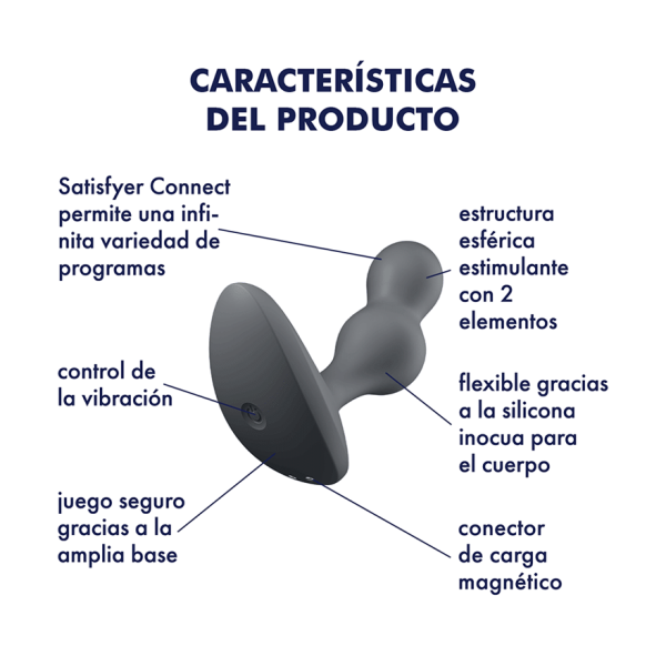 Potente Vibrador Anal Satisfyer Deep Diver