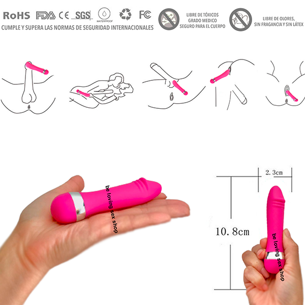 Mini Vibrador Stick Rosa